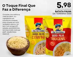 Mercadão Atacadista batata palha da terrinha oferta