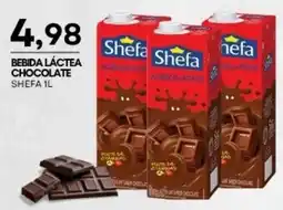 Mercadão Atacadista Bebida láctea chocolate shefa 1l oferta