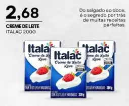 Mercadão Atacadista Creme de leite leve oferta