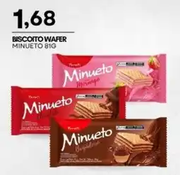 Mercadão Atacadista Biscoito wafer minueto oferta