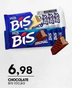 Mercadão Atacadista Chocolate bis 100,8g oferta