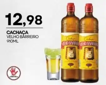 Mercadão Atacadista Cachaça velho bárreiro oferta