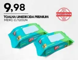 Mercadão Atacadista Toalha umedecida premium oferta
