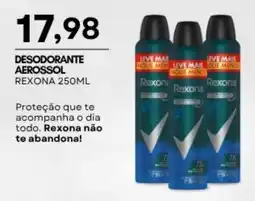 Mercadão Atacadista Desodorante aerossol rexona oferta