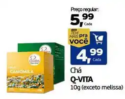 Cometa Supermercados Chá Q-Vita oferta