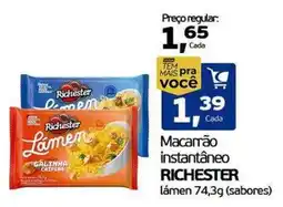 Cometa Supermercados Macarrão instantâneo richester lâmen oferta
