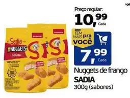 Cometa Supermercados Nuggets de frango Sadia oferta