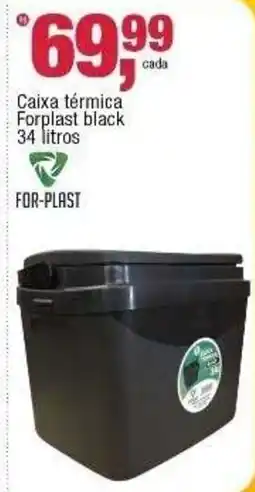 Frangolândia Caixa térmica forplast black oferta