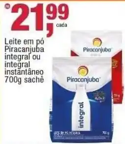 Frangolândia Leite em pó piracanjuba integral ou integral instantâneo oferta