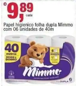 Frangolândia Papel higienico folha dupla Mimmo oferta