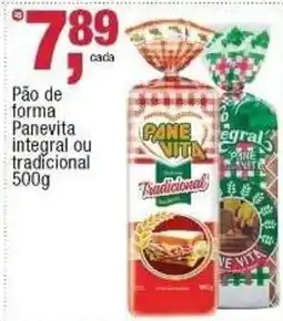 Frangolândia Pão de forma Panevita integral ou tradicional oferta