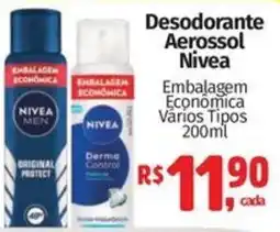 Mix Mateus Desodorante Aerossol Nivea oferta
