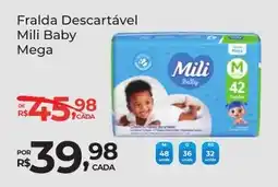 Super Luna Frada Descartável Mili Baby Mega oferta