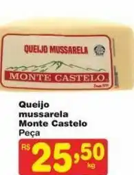 Carrefour Mussarela monte castelo oferta