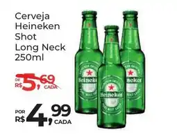 Super Luna Cerveja Heineken Shot Long Neck oferta