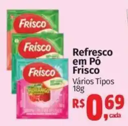 Mix Mateus Refresco em Pó Frisco Vários Tipos oferta