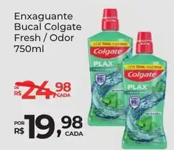 Super Luna Enxaguante Bucal Colgate Fresh / Odor oferta