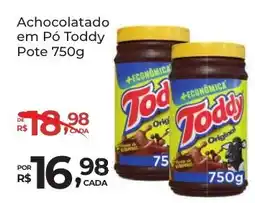 Super Luna Achocolatado em Pó Toddy oferta