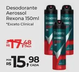Super Luna Desodorante Aerossol Rexona 150ml oferta
