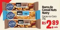 Mix Mateus Barra de Cereal Nuts Nutry oferta