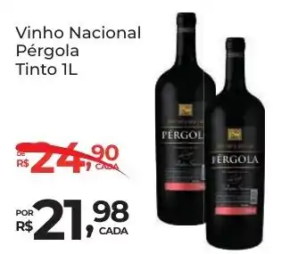 Super Luna Vinho Nacional Pergola Tinto oferta