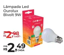 Super Luna Lâmpada Led Ourolux Bivolt 9W oferta