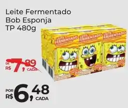 Super Luna Leite fermentado bob esponja oferta