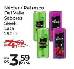 Super Luna Néctar / Refresco Del Valle Sabores Sleek Lata oferta