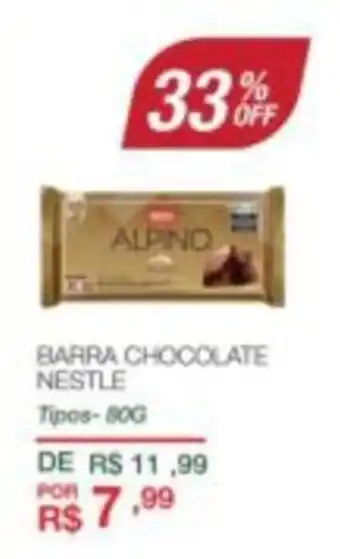 Barra chocolate nestle