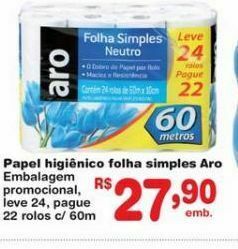 Carrefour Papel higiênico aro oferta