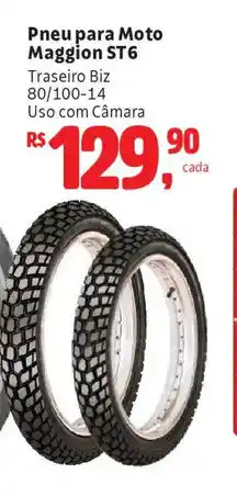 Supermercados Mateus Pneu para Moto Maggion ST6 oferta