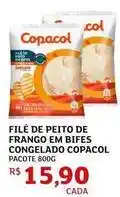 Assaí Atacadista Copacol - filé de peito de frango em bifes congelado oferta