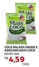 Assaí Atacadista Mais coco - coco ralado umido e adocado oferta
