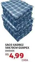 Assaí Atacadista Saco xadrez 50x70cm guapex oferta
