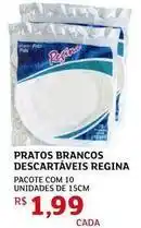 Assaí Atacadista Regina - pratos brancos descartaveis oferta