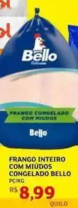 Assaí Atacadista Bello - frango inteiro com miudos congelado oferta