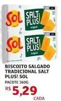 Assaí Atacadista Sol - biscoito salgado tradicional oferta