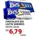 Assaí Atacadista Lacta - chocolate bis oferta