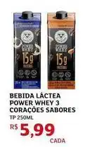 Assaí Atacadista O boticario - bebida láctea whey 3 corações oferta