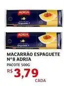 Assaí Atacadista Adria - macarrão espaguete n08 oferta