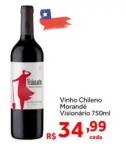 Shibata Supermercados Vinho Chileno Morandé Visionário oferta