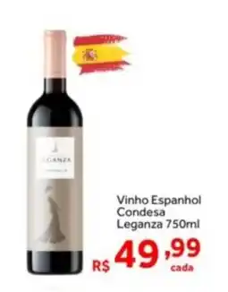 Shibata Supermercados Vinho Espanhol Condesa Leganza oferta