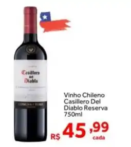 Shibata Supermercados Vinho Chileno Casillero Del Diablo Reserva oferta