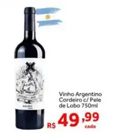 Shibata Supermercados Vinho Argentino Cordeiro c/ Pele de Lobo oferta