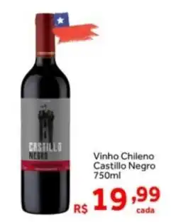 Shibata Supermercados Vinho Chileno Castillo Negro oferta