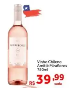 Shibata Supermercados Vinho Chileno Amitié Miraflores oferta