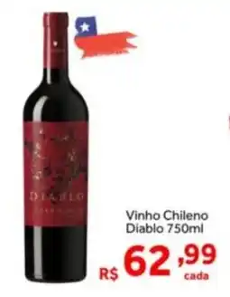 Shibata Supermercados Vinho Chileno Diablo oferta