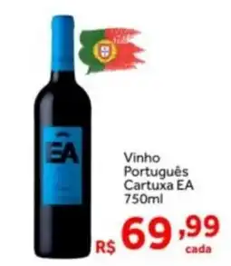 Shibata Supermercados Vinho Português Cartuxa EA oferta