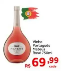 Shibata Supermercados Vinho Português Mateus Rosé oferta