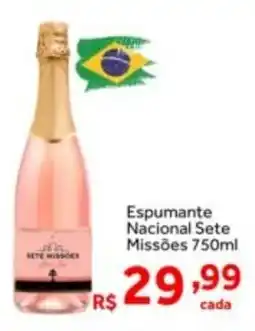 Shibata Supermercados Espumante Nacional Sete Missões oferta